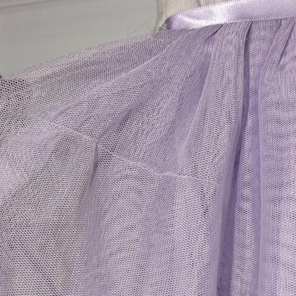 Girls Happy Easter Purple and White Bunny Tulle Dress. Size S. EUC - Picture 11 of 13